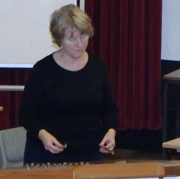 playing the dulcimer