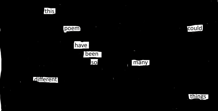 erasure
poem