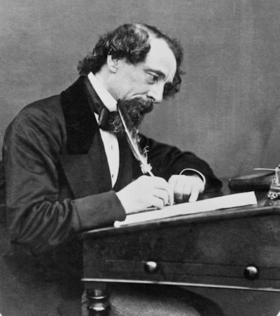 Dickens,
writing