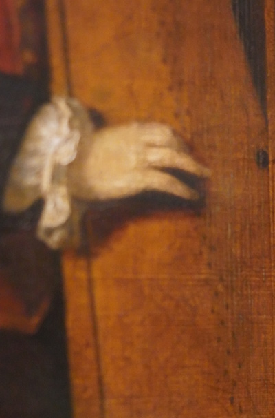 Blind harpist
                      (detail)