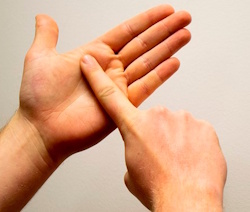 signing hands