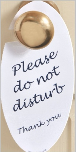 Do not disturb