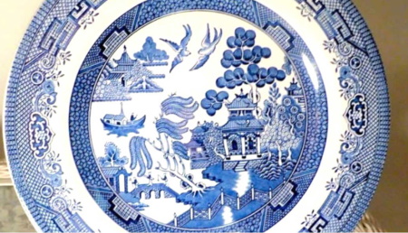 willow
              pattern plate